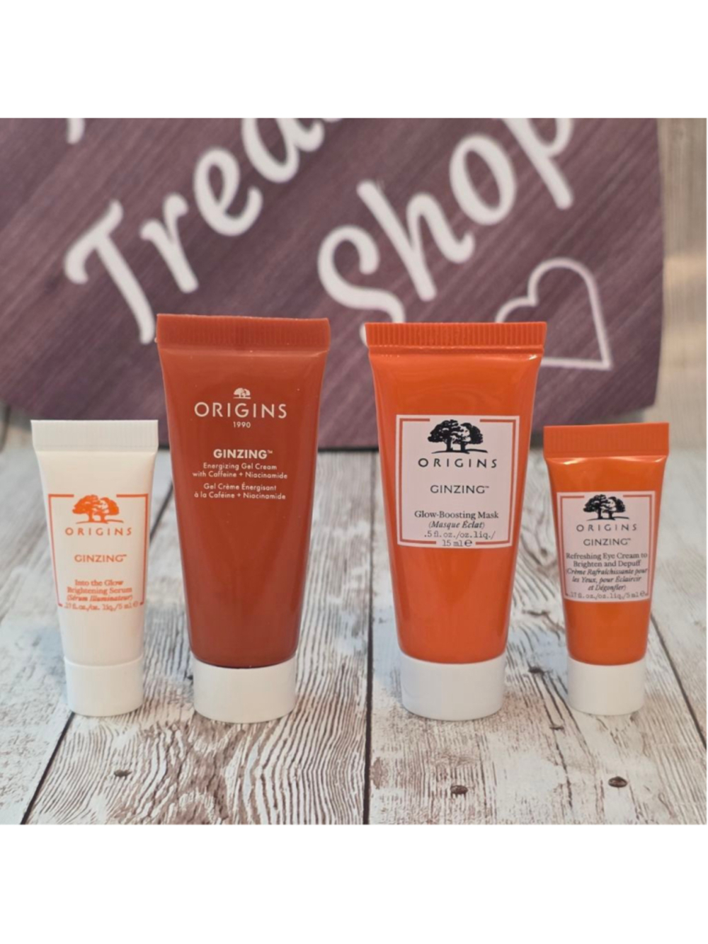 Origins Ginzing Skincare mini set NWOT